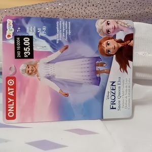 NWT, Disney, M (7-8), Snow Queen Elsa Child Costume